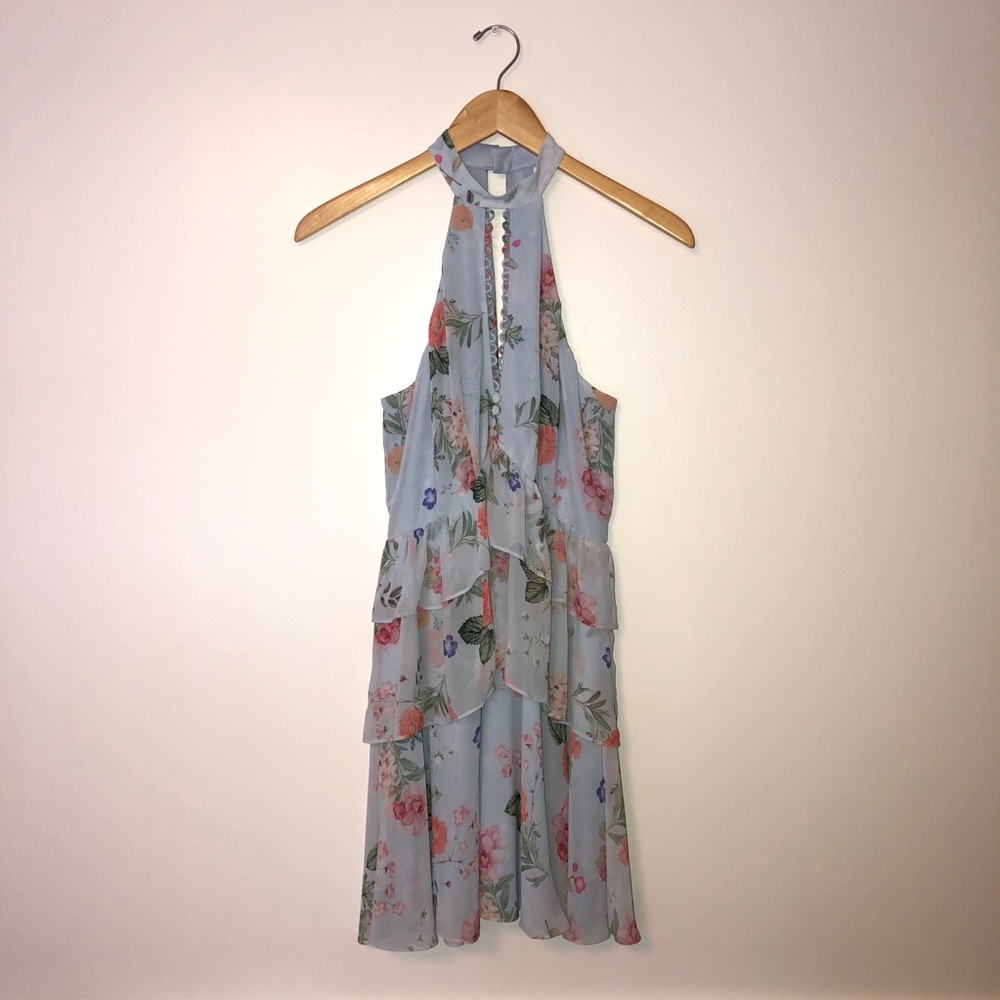 Express Tiered Floral Dress